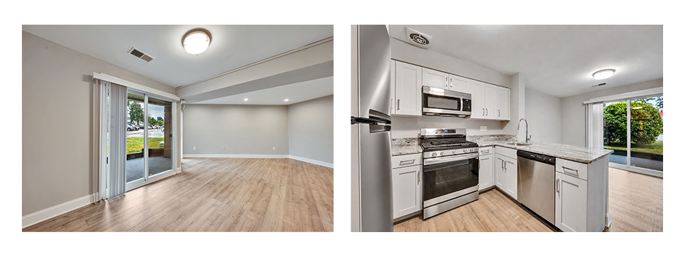 The essence of exceptional living interior rooms with bright lighting